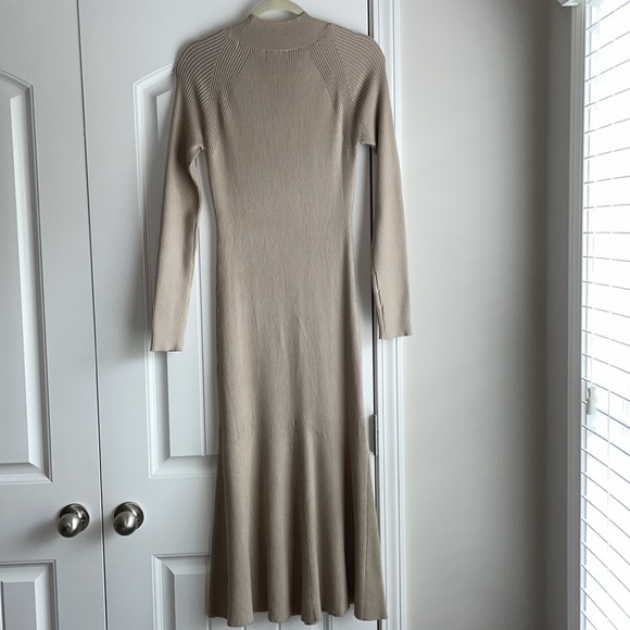 Lush Mock Neck Cut Out Sweater Dress - Picture 5 of 10